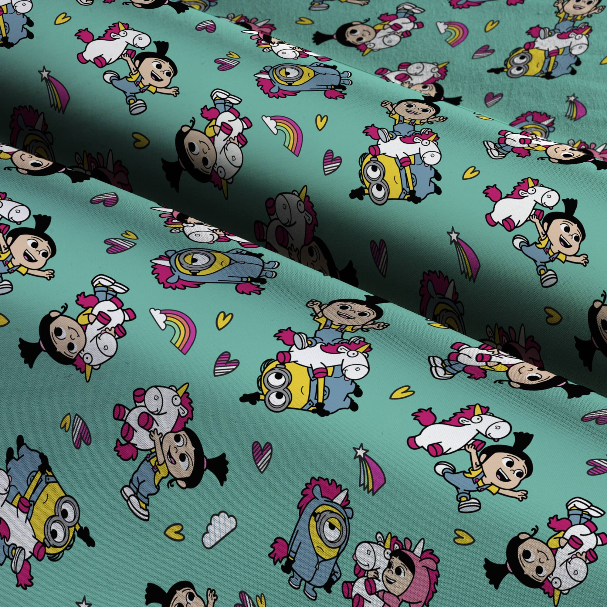 Universal Illumination Minions Fluffy Trio Toss Cotton Fabric